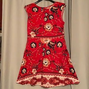 New York & Co red dress Sz M